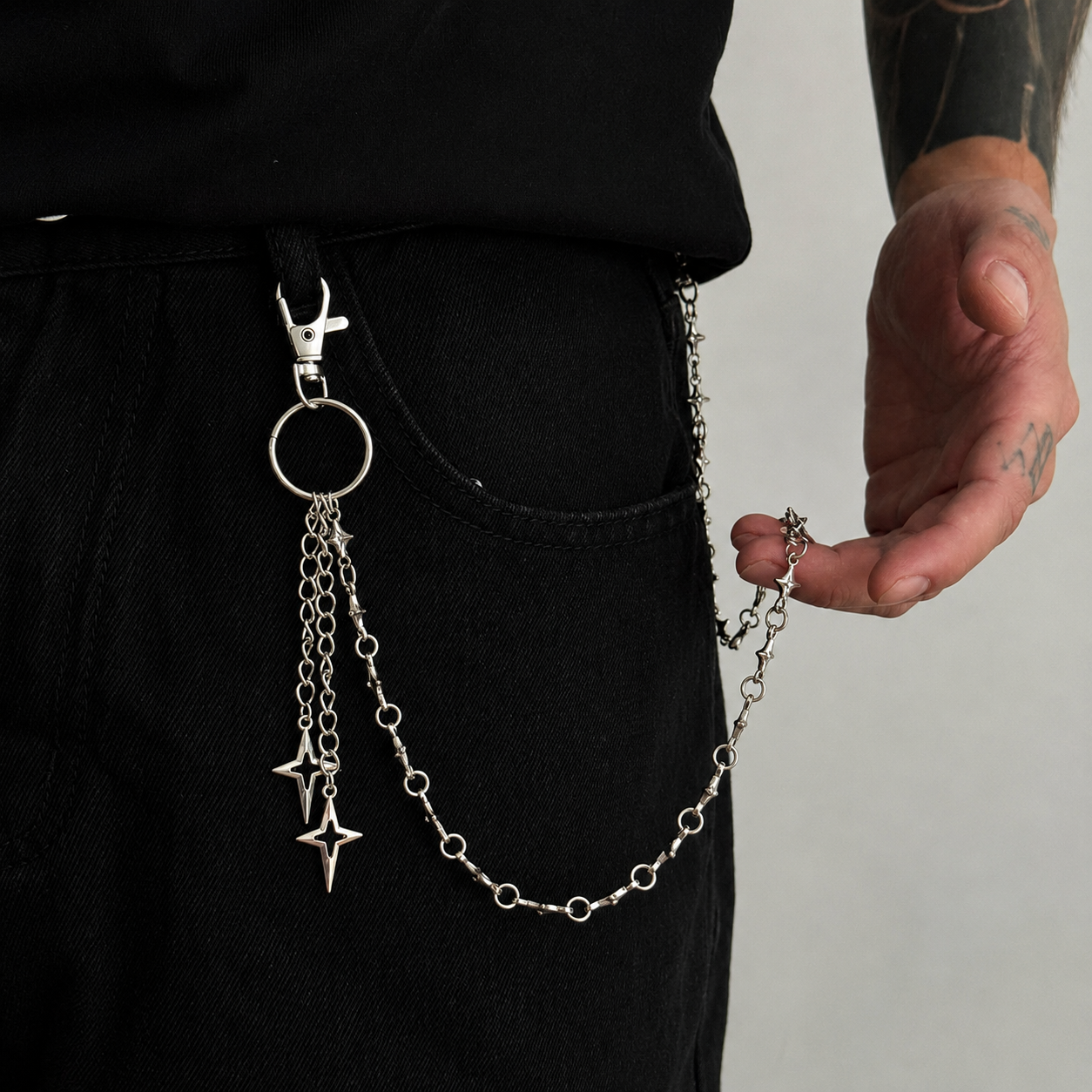 Diamond Star Classic Belt Chain