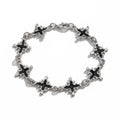 Black Starburst Charm Bracelet