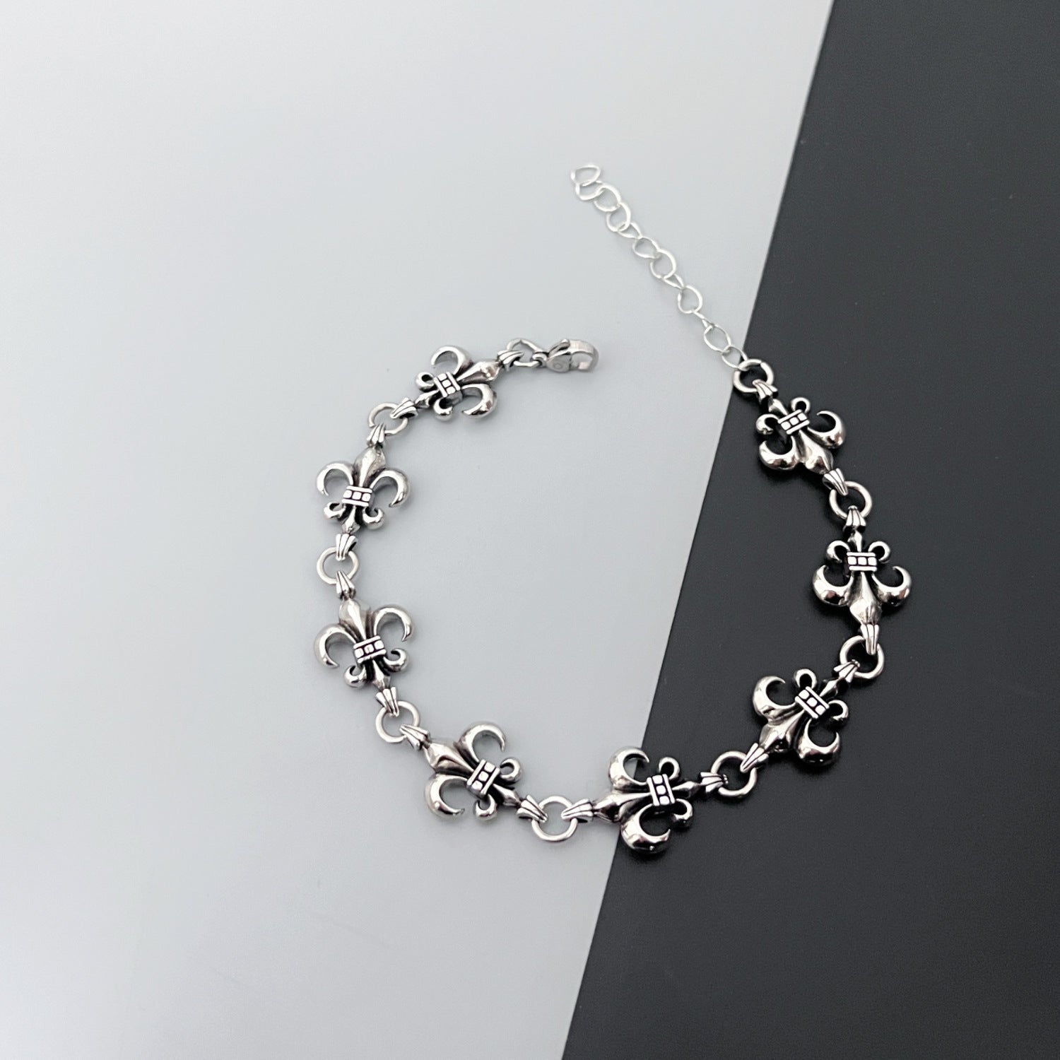 European and American cross-border vintage cross-border cross bracelet, fashionable trendy bracelet, unisex, personalized high-end bracelet
