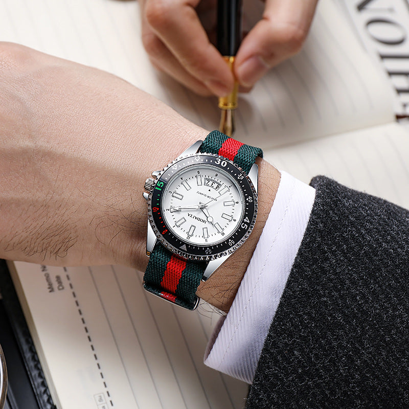 Tactical Webbing Quartz Field Watch