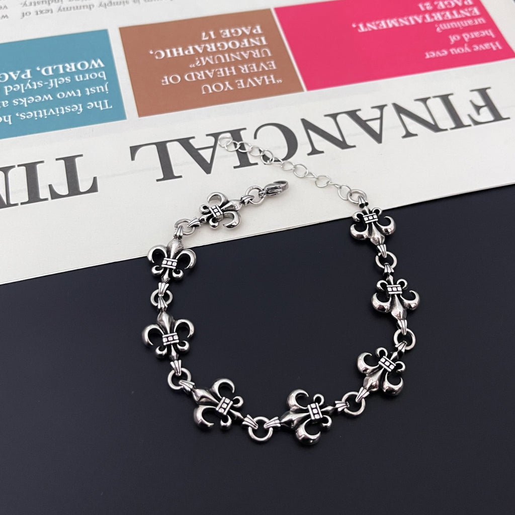 European and American cross-border vintage cross-border cross bracelet, fashionable trendy bracelet, unisex, personalized high-end bracelet