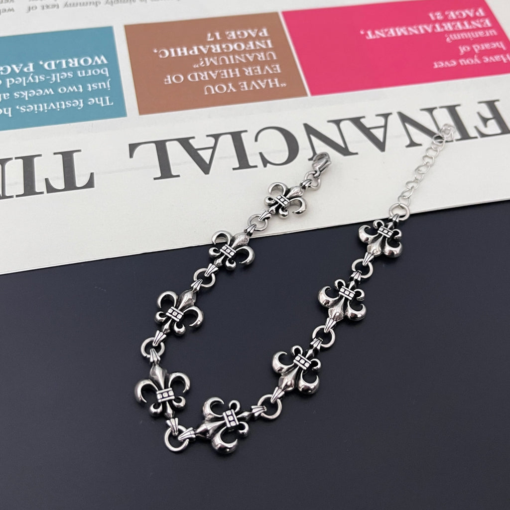 European and American cross-border vintage cross-border cross bracelet, fashionable trendy bracelet, unisex, personalized high-end bracelet