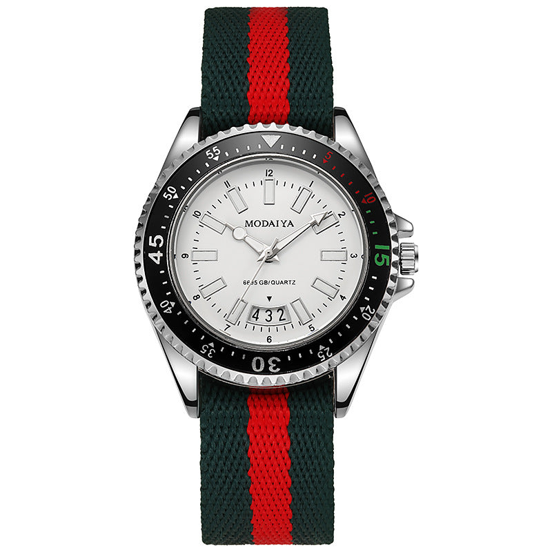 Tactical Webbing Quartz Field Watch