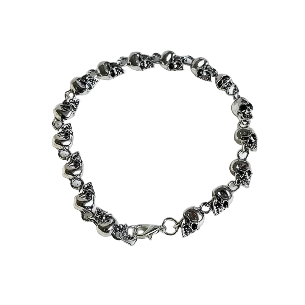 Vintage Skull Link Heavyweight Bracelet