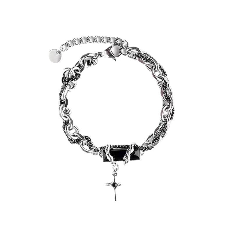 Astral Gemstone Star Chain Bracelet (4 Colors)