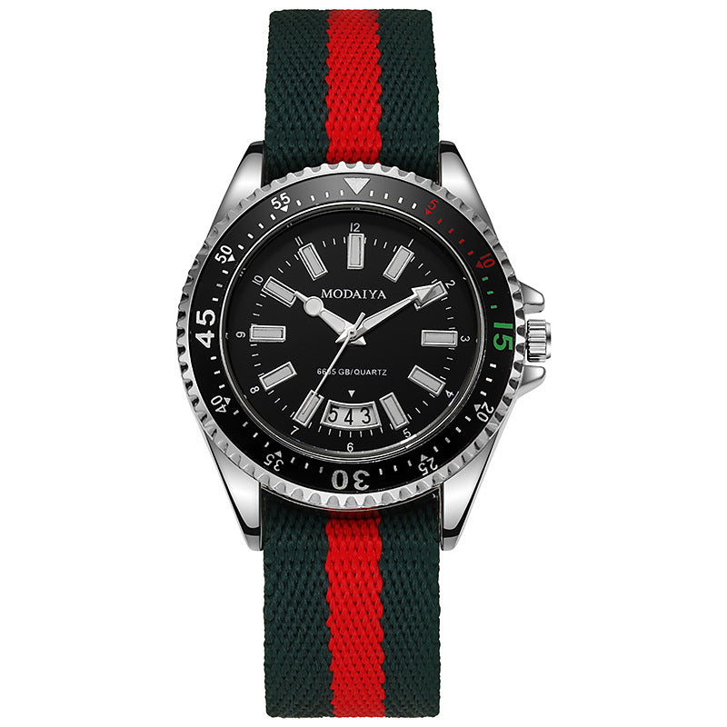 Tactical Webbing Quartz Field Watch